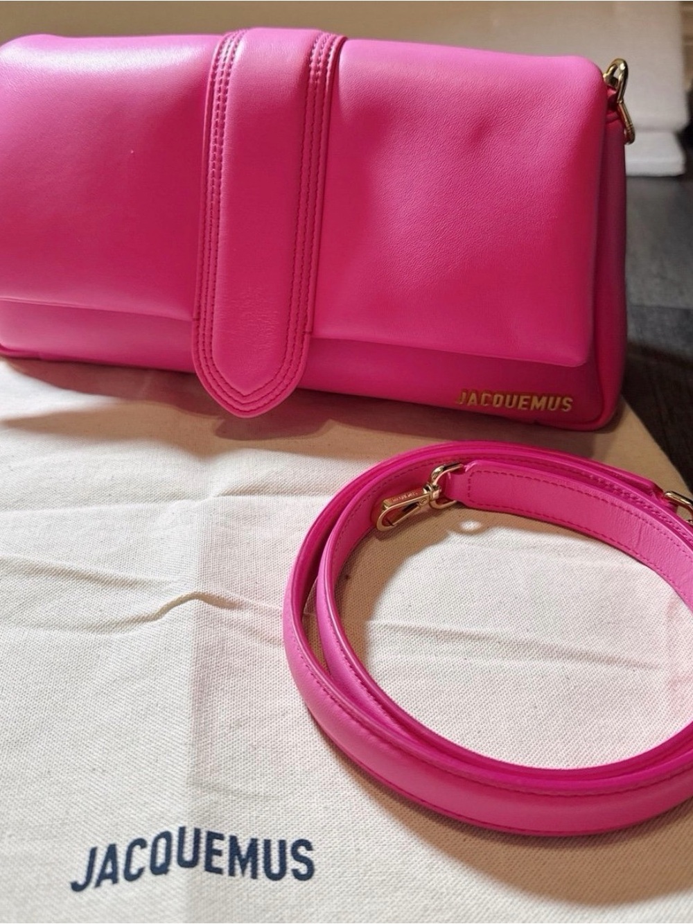 JACQUEMUS LE BAMBIMOU PADDED SHOULDER BAG - Picture 2 of 9